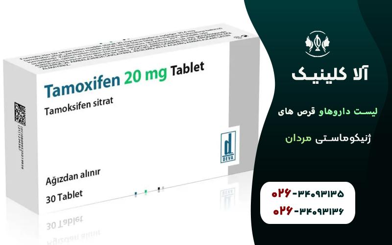 لیست قرص ها و داروهای ژنیکوماستی مردان