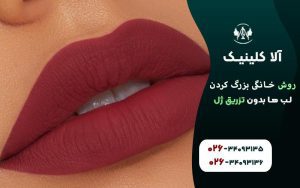 روش خانگی بزرگ کردن لب ها بدون تزریق ژل